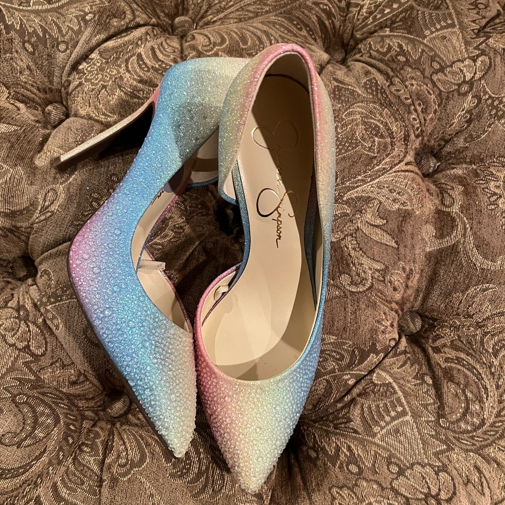 Jessica Simpson Multicolor Gradient Heels - Picture 4 of 8